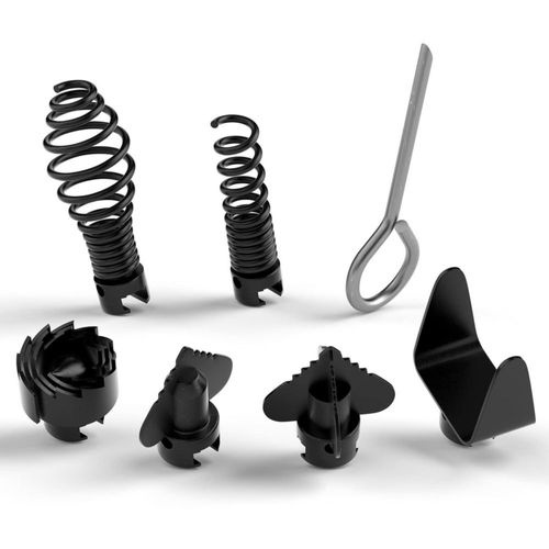Set de cabezales cortadores para destapacaños FEITON de 7 piezas 16 mm acero