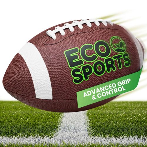 Balón de fútbol americano Eco Sports talla 5 de TPU libre de BPA juvenil