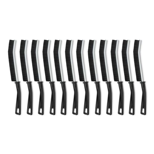 Set de cepillos de limpieza de cerdas duras de 12 piezas