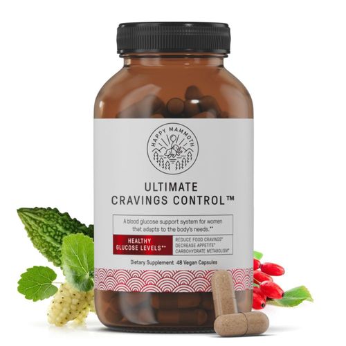 Suplemento Happy Mammoth Ultimate Cravings Control 48 cápsulas