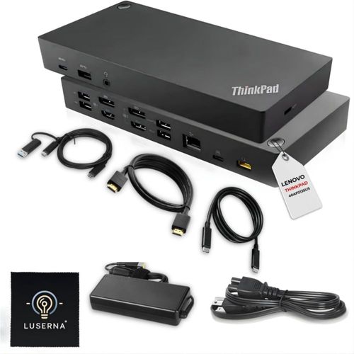 Estación de acoplamiento Luserna 40AF0135US para dos monitores USB-C y USB-A