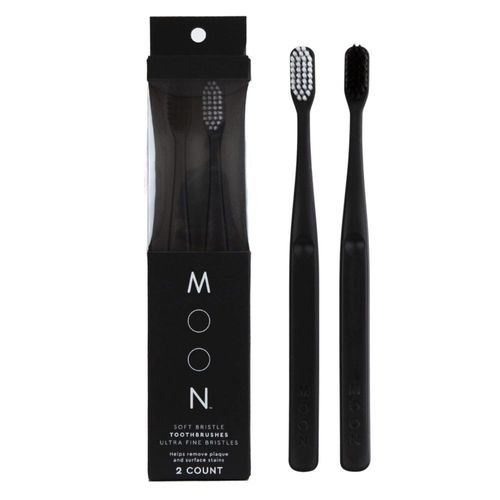 Cepillo de dientes MOON paquete de 2 extra suave cerdas ultrafinas