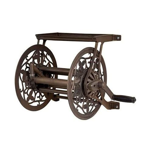 Carrete para manguera AMES 2398110 decorativo de montaje en pared color marrón