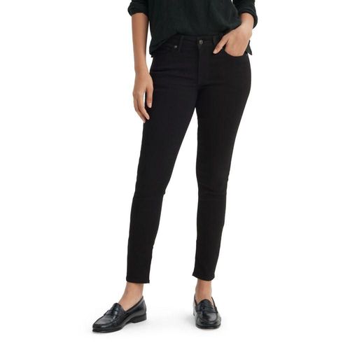 Jeans skinny LEVI'S 711 para mujer Soft Black 27W 30L