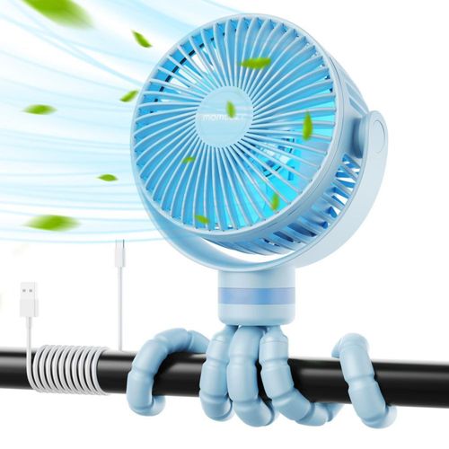 Momcozy 8000 mAh Ventilador Portátil para Carriola, 27 Horas, Batería