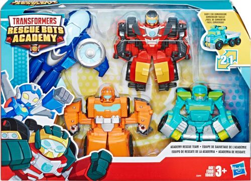 Transformers Rescue Bots Academy - Academia de Rescate - 4 Figuras de