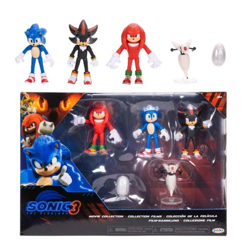 JAKKS Pacific - Sonic 3 Movie Multi-Pack de Figuras 2.5″ – Sonic, Knuc