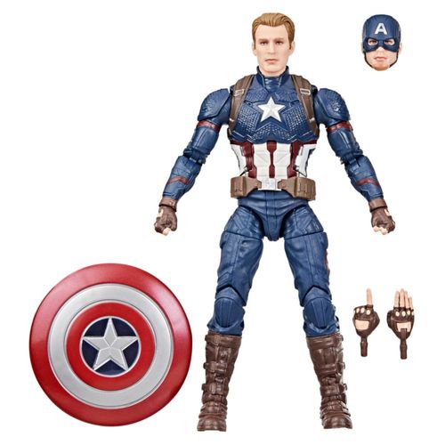 Marvel Legends Series Capitán América, Figura de Acción Coleccionable
