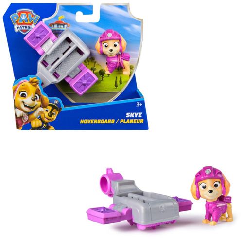 Paw Patrol: Action Pups, Figura de acción de Skye y avión aerodeslizad