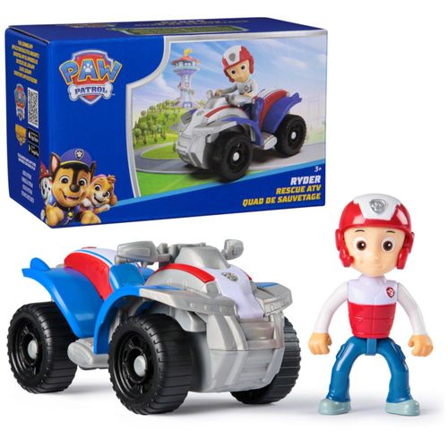 Paw Patrol, Quad de Ryder, vehículo de Juguete con Figura de acción Co