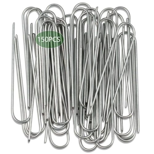 Grapas para jardín TreeLen de 15 cm galvanizadas 150 unidades resistentes