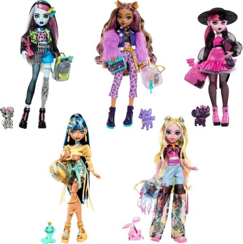 Monster High Muñeca Looks Monstruosos Sorpresa para niñas de 4 años en