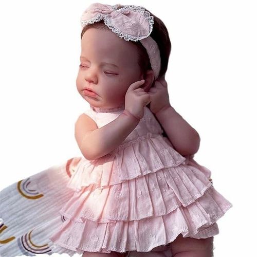 Muñeca Bebé Reborn de Silicona Suave Vinilo de 20 Pulgadas (51cm), set