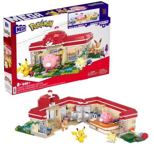 Mega Brands Pokémon Juguete de Construcción Pokémon Center en el Bosqu