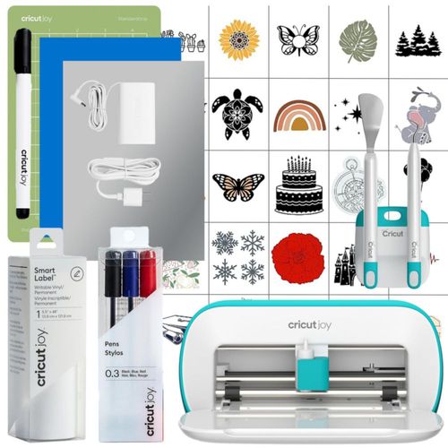 Máquina cortadora Cricut Joy Smart + kit básico de vinilo grabable