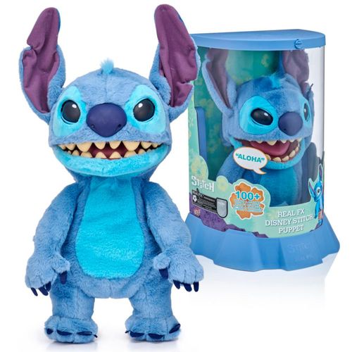 Peluche ¡GUAU! Stuff Real FX Disney Stitch Lilo & Stitch 18 pulgadas