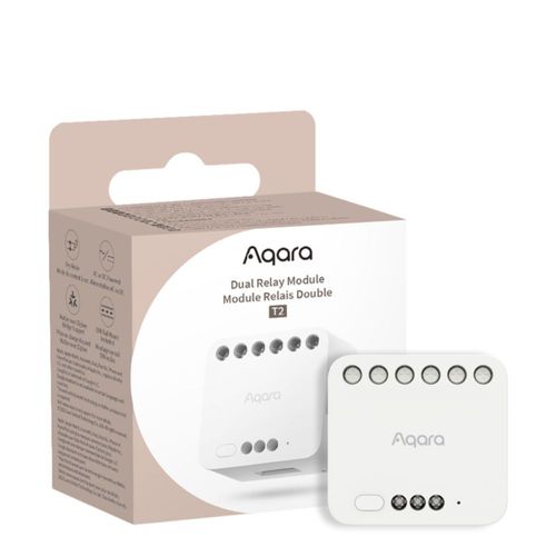[Versión mejorada] Módulo de relé dual Aqara T2 con Matter
