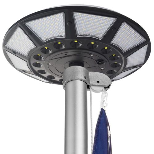 Luz solar para asta de bandera Etzeaxus 266 LED 4200 lm brillo intenso