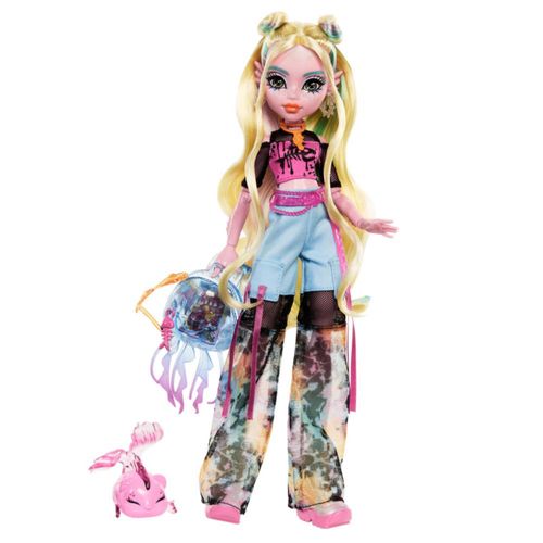 Muñeca Monster High Lagoona Blue con pez mascota Neptuna y acceso.