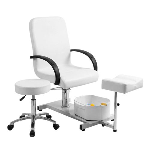 Silla Hidráulica Para Pedicure VANLIG Spa Incluye Banco Y Deposito