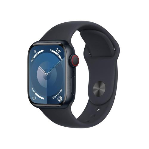 Apple Watch Series 9 [GPS + Cellular] Caja de Aluminio Color Medianoch