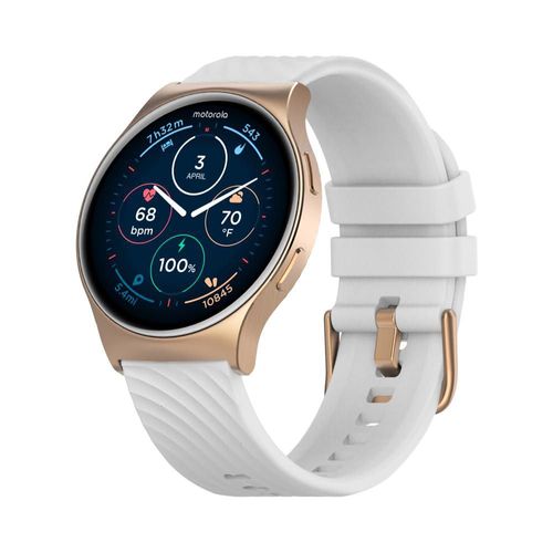 Motorola Moto Watch 120 - Reloj inteligente Bluetooth premium con pant