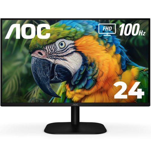 AOC 24B2H2 Monitor IPS sin Marco de 24 Pulgadas, FHD 1920 x 1080, 100