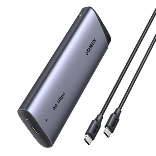 UGREEN Caja SSD M.2 NVMe SATA 20Gbps USB C 3.2 Gen 2, Carcasa M.2 Disc