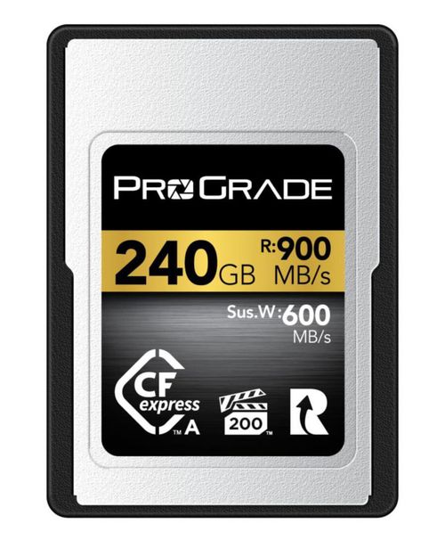 ProGrade Digital CFexpress 2.0 Tipo A Tarjeta de Memoria (240 GB) Oro