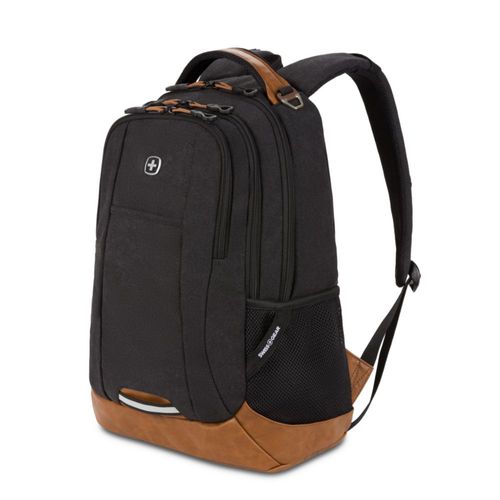 SwissGear Cecil 5505 Mochila para portátil, lona/café, 18 pulgadas, Mo