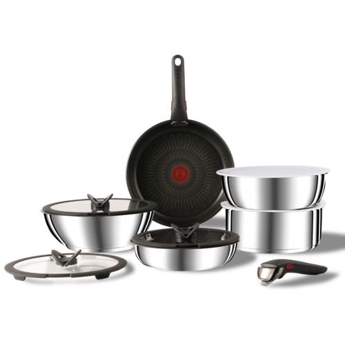 T-fal Ingenio Preference Batería de Cocina 12 piezas de acero inoxidab