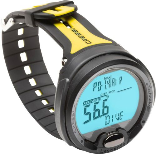 Ordenador de buceo Cressi Leonardo 2.0 negro y amarillo Nitrox & Gauge
