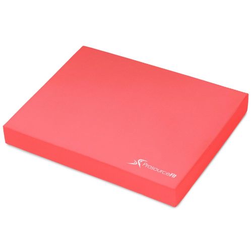 Almohadilla de equilibrio para ejercicio ProsourceFit 48 x 38 x 6 cm antideslizante roja