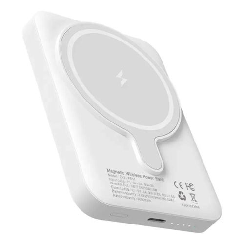 Powerbank 5000 Mah Para iPhone Magsafe Inalámbrica Carga 15w