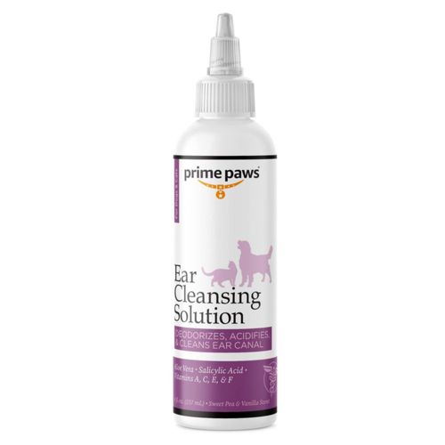 Solución limpiadora de oídos Prime Paws 237 ml con aroma a aloe