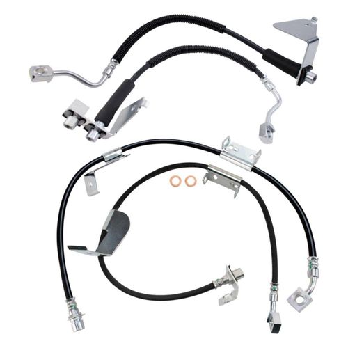 Juego de mangueras de freno TRQ para Chevrolet Express 2500 GMC Savana