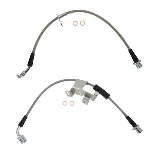 Juego de mangueras de freno traseras TRQ de alto rendimiento para Acura TSX y Honda