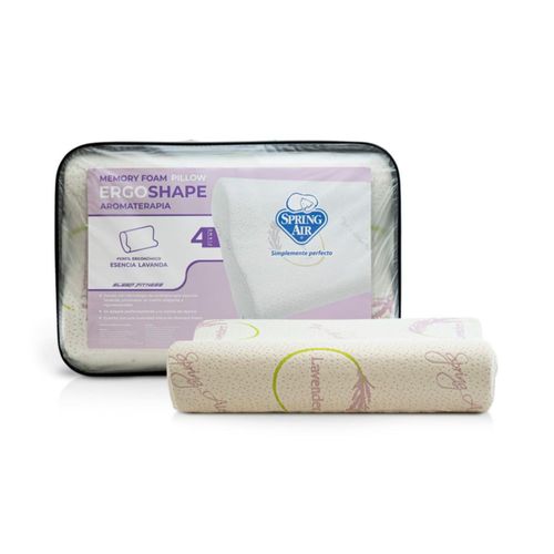 Almohada Spring Air Ergo Shape Lavanda Relajante