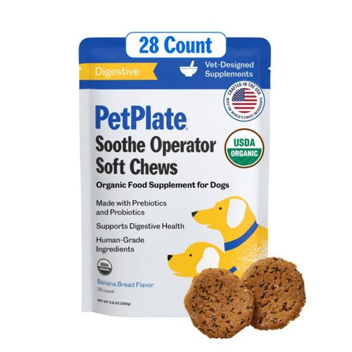 PetPlate Soothe Operator masticables blandos digestivos 280 g