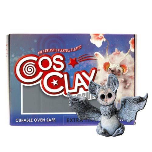 Arcilla polimérica Cosclay Sculpt Extra Firme Gris 453 g
