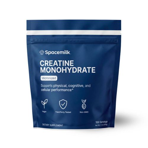Creatina monohidratada en polvo Spacemilk vegana 500 g 100 porciones