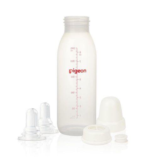 Biberón PIGEON para labio y paladar hendido 240 ml con 2 tetinas