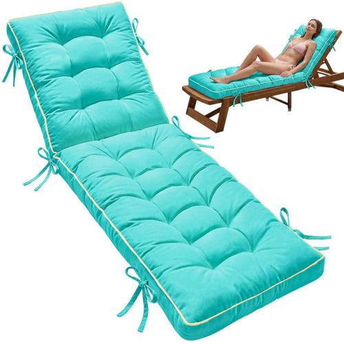 Cojín para chaise longue AMCATON 183 x 53 cm de espuma de secado rápido