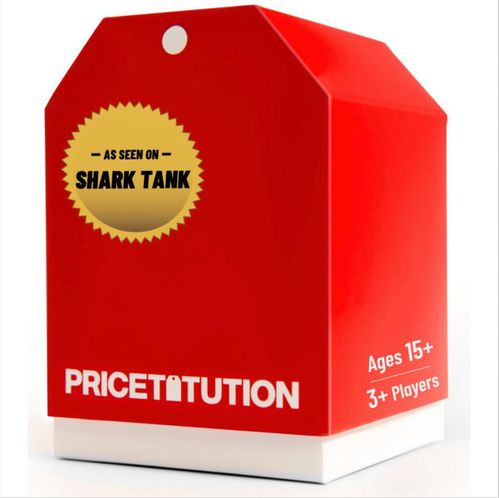 Juego de cartas Pricetitution Shark Tank para adultos fiesta 3+ jugadores