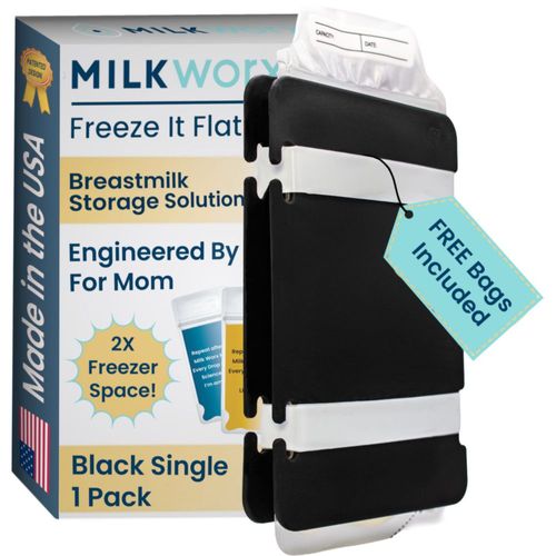 Sistema de almacenamiento para congelador de leche materna MilkWorx Freeze It Flat