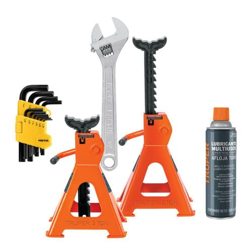 Kit Mecánico con Torres y Llave Ajustable