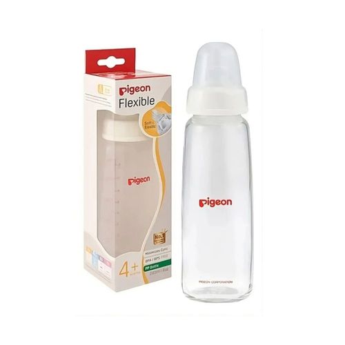 Pigeon Biberón Peristáltico Standard, Color Blanco, 240 Ml