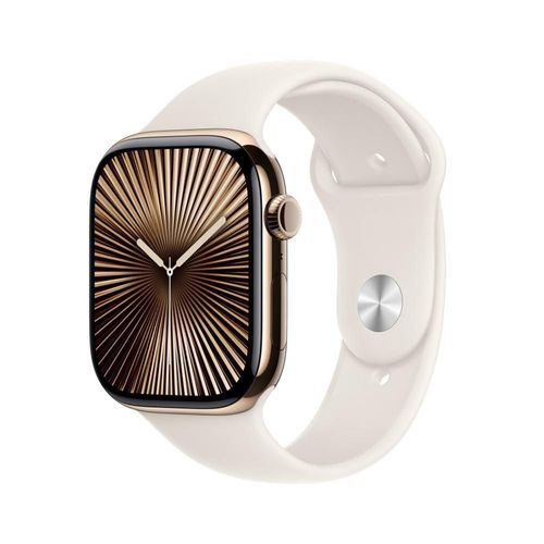 Apple Watch Series 10 GPS + Cellular • Caja de Titanio Color Oro de 46