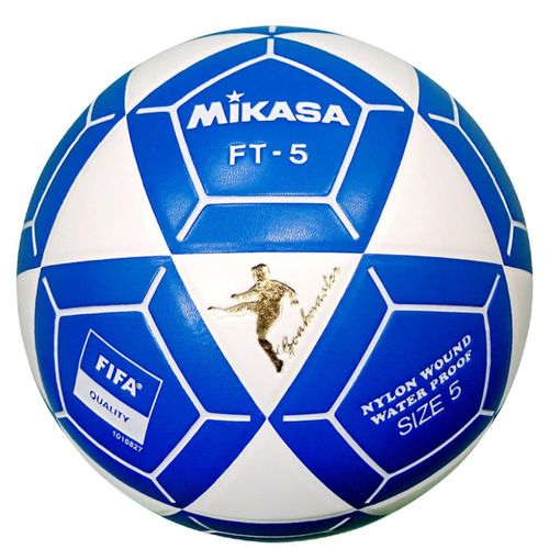 Mikasa FT5 Goal Master - Balón de fútbol, Blanco/Azul, Talla 5