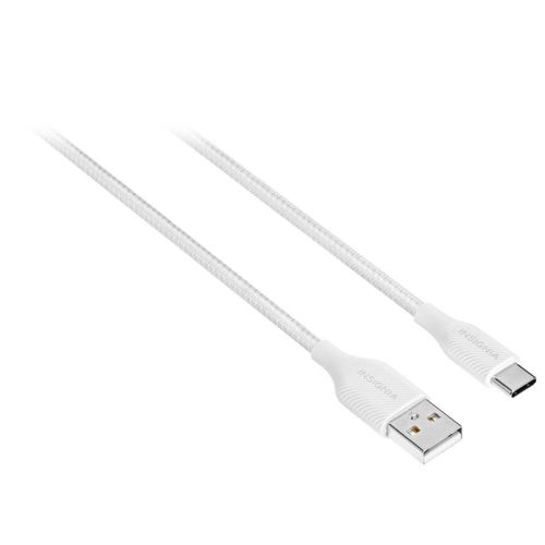 Cable USB Insignia 18 m USB-A a USB-C trenzado blanco